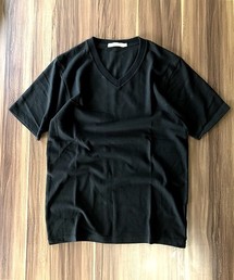 ベア天竺VネックTシャツ