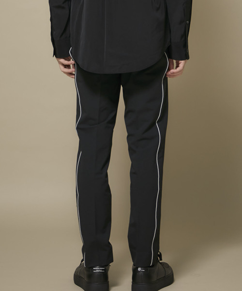 STUDIOUS SELECT(ステュディオスセレクト)の「【THE AD+】サイドライントラウザース(スラックス・メンズ・ブラック/グレー・4/5)」の6枚目の写真
