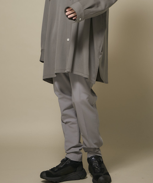 STUDIOUS SELECT(ステュディオスセレクト)の「【THE AD+】サイドライントラウザース(スラックス・メンズ・ブラック/グレー・4/5)」の7枚目の写真