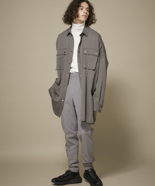 STUDIOUS SELECT(ステュディオスセレクト)の「【THE AD+】サイドライントラウザース(スラックス・メンズ・ブラック/グレー・4/5)」の9枚目の写真