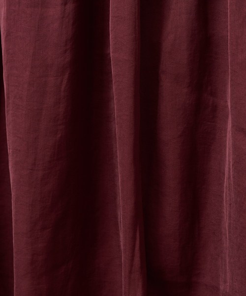 natural couture（ナチュラルクチュール）の「ねじり袖サテンギャザーワンピース（ワンピース・レディース・ブラック/ピンク/ボルドー/その他1/その他2/キャメル/ブルー・FREE）」の22枚目の写真