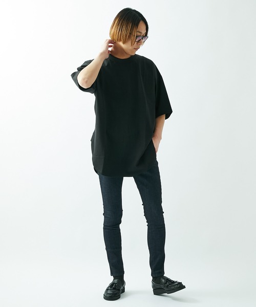 Lui's(ルイス)の「スリットBIGプルオーバー(Tシャツ/カットソー・メンズ・ホワイト/ブラック・マルチサイズ)」の22枚目の写真