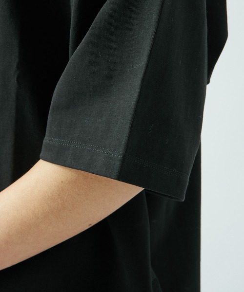 Lui's(ルイス)の「スリットBIGプルオーバー(Tシャツ/カットソー・メンズ・ホワイト/ブラック・マルチサイズ)」の14枚目の写真