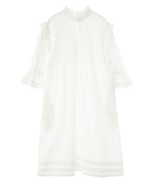 Candy Stripper(キャンディストリッパー)の「PINTACK ドレス(ワンピース・レディース・ブラック/ホワイト/ブラウン・2/1)」の4枚目の写真