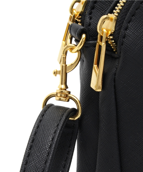 DISCOAT（ディスコート）の「【Discoat】カギ付3層ショルダーaw（ショルダーバッグ・レディース・その他12/マスタード/ベージュ/ブラック・ﾌﾘ-）」の7枚目の写真