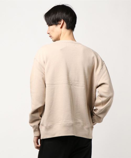 ADAM ET ROPE'(アダムエロペ)の「ヘビーテリー裏毛CN(スウェット・メンズ・ベージュ/ライトグリーン/ホワイト系その他2・S/M/L)」の5枚目の写真