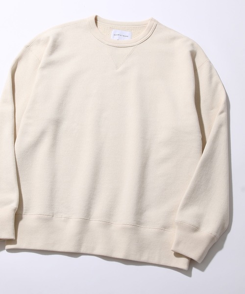 ADAM ET ROPE'(アダムエロペ)の「ヘビーテリー裏毛CN(スウェット・メンズ・ベージュ/ライトグリーン/ホワイト系その他2・S/M/L)」の17枚目の写真