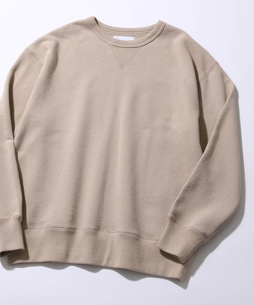 ADAM ET ROPE'(アダムエロペ)の「ヘビーテリー裏毛CN(スウェット・メンズ・ベージュ/ライトグリーン/ホワイト系その他2・S/M/L)」の18枚目の写真