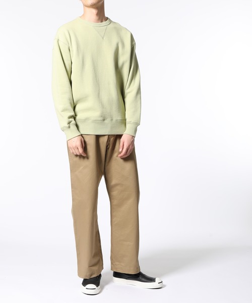 ADAM ET ROPE'(アダムエロペ)の「ヘビーテリー裏毛CN(スウェット・メンズ・ベージュ/ライトグリーン/ホワイト系その他2・S/M/L)」の16枚目の写真