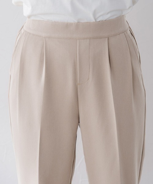 Pierrot（ピエロ）の「フリルセットアップ（セットアップ・レディース・ブラック/グレイッシュベージュ/ネイビー/キャメル/グレイッシュブルー/ダークネイビー・M/L/PM）」の19枚目の写真