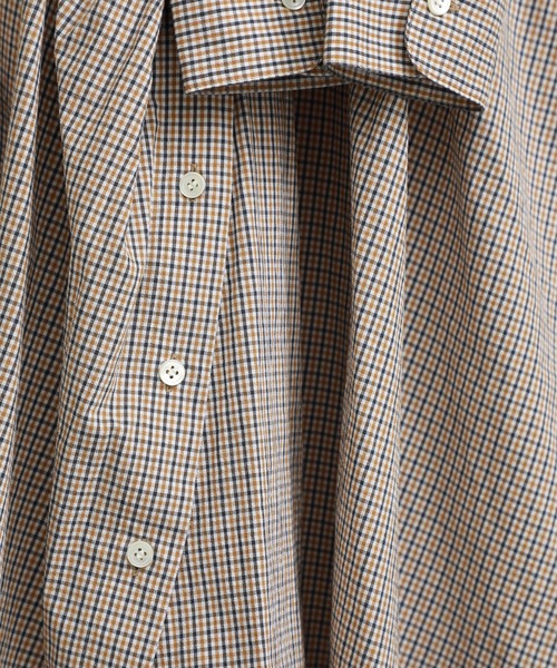 FEMMENT（ファモン）の「【FEMMNET(ファモン)】Coボイルサッカーコルセットミューズスカート（スカート・レディース・サックスブルー/キャメル・2）」の21枚目の写真