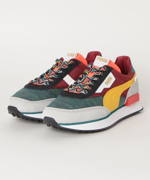puma future rider mix teal green burnt russet