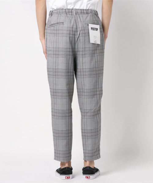 WEGO(ウィゴー)の「WEGO/【セットアップ対応商品】クラシックチェックペグトップスラックス(スラックス・メンズ・ブラウン系その他2/グレー系その他2・LARGE/SMALL/MEDIUM)」の3枚目の写真