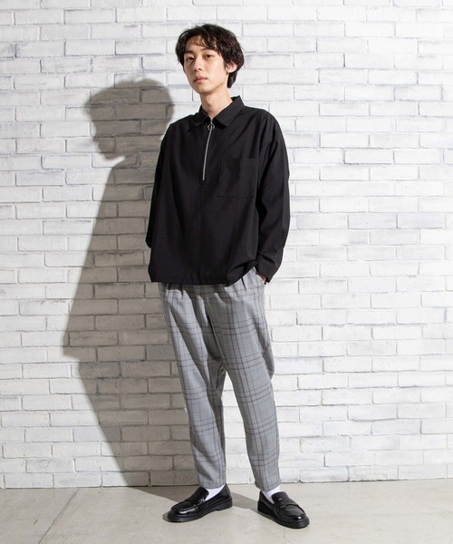 WEGO(ウィゴー)の「WEGO/【セットアップ対応商品】クラシックチェックペグトップスラックス(スラックス・メンズ・ブラウン系その他2/グレー系その他2・LARGE/SMALL/MEDIUM)」の15枚目の写真