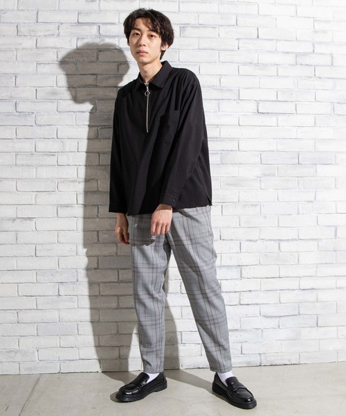 WEGO(ウィゴー)の「WEGO/【セットアップ対応商品】クラシックチェックペグトップスラックス(スラックス・メンズ・ブラウン系その他2/グレー系その他2・LARGE/SMALL/MEDIUM)」の13枚目の写真