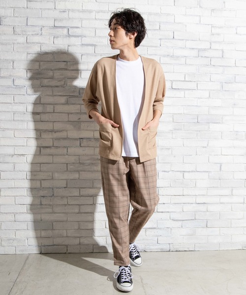 WEGO(ウィゴー)の「WEGO/【セットアップ対応商品】クラシックチェックペグトップスラックス(スラックス・メンズ・ブラウン系その他2/グレー系その他2・LARGE/SMALL/MEDIUM)」の12枚目の写真