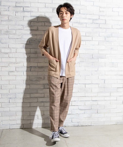 WEGO(ウィゴー)の「WEGO/【セットアップ対応商品】クラシックチェックペグトップスラックス(スラックス・メンズ・ブラウン系その他2/グレー系その他2・LARGE/SMALL/MEDIUM)」の11枚目の写真