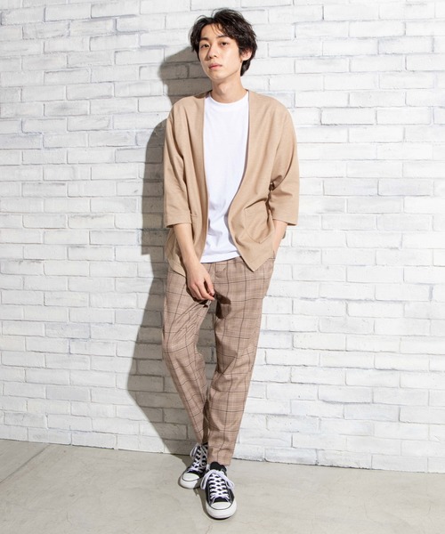 WEGO(ウィゴー)の「WEGO/【セットアップ対応商品】クラシックチェックペグトップスラックス(スラックス・メンズ・ブラウン系その他2/グレー系その他2・LARGE/SMALL/MEDIUM)」の10枚目の写真