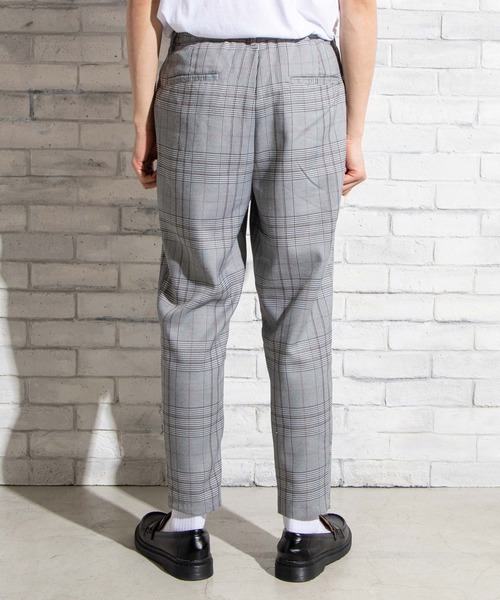 WEGO(ウィゴー)の「WEGO/【セットアップ対応商品】クラシックチェックペグトップスラックス(スラックス・メンズ・ブラウン系その他2/グレー系その他2・LARGE/SMALL/MEDIUM)」の7枚目の写真