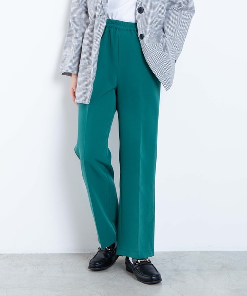 WEGO(ウィゴー)の「WEGO/カラースリットフレアパンツ(スラックス・レディース・ブラック/ブラウン/レッド/イエロー/ブルー/グリーン/アイボリー・SMALL/MEDIUM)」の11枚目の写真