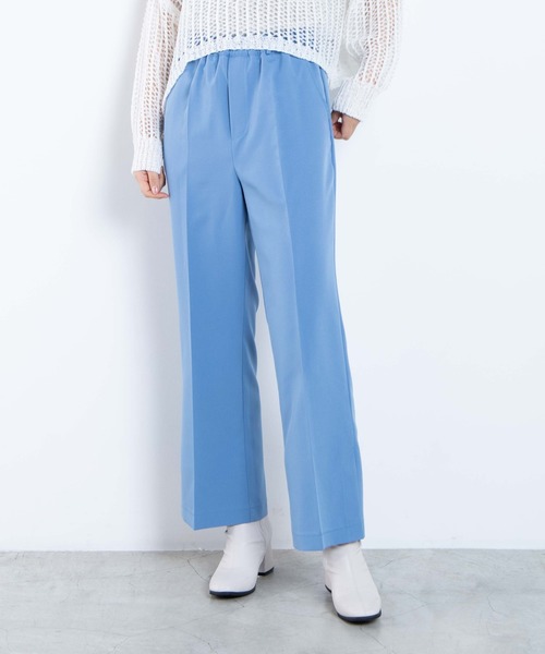 WEGO(ウィゴー)の「WEGO/カラースリットフレアパンツ(スラックス・レディース・ブラック/ブラウン/レッド/イエロー/ブルー/グリーン/アイボリー・SMALL/MEDIUM)」の13枚目の写真