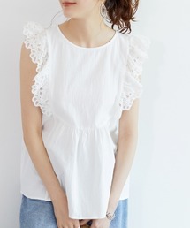 coca（coca） | 袖刺繍ブラウス(シャツ/ブラウス)