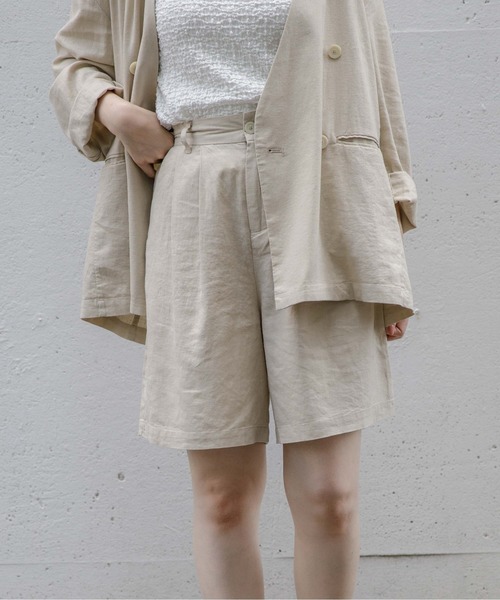 flower（フラワー）の「マリンハーフパンツ（その他パンツ・レディース・ブラウン/ベージュ・FREE）」の2枚目の写真