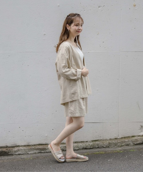 flower（フラワー）の「マリンハーフパンツ（その他パンツ・レディース・ブラウン/ベージュ・FREE）」の6枚目の写真