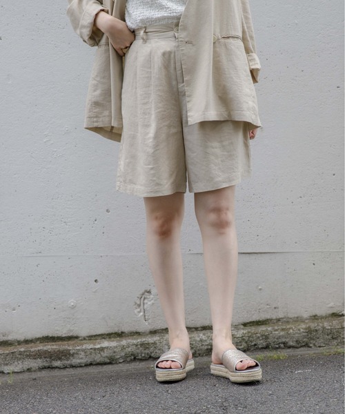 flower（フラワー）の「マリンハーフパンツ（その他パンツ・レディース・ブラウン/ベージュ・FREE）」の9枚目の写真