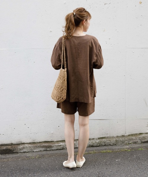 flower（フラワー）の「マリンハーフパンツ（その他パンツ・レディース・ブラウン/ベージュ・FREE）」の13枚目の写真