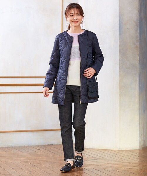 J.PRESS(ジェイプレス)の「【驚異の伸縮性】10oz Stretch Denim ストレートデニムパンツ(デニムパンツ・レディース・ブルー系/ネイビー系・7/9/11/13)」の8枚目の写真