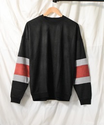 TRAP/U （トラップユー）の「《TRAP/U》袖ライン切替　クルーネックスウェット（スウェット）」