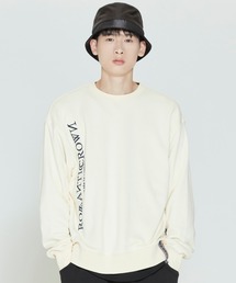 【ROMANTIC CROWN】MODERN LAUREL LOGO SWEATSHIRT / ロマンティッククラウン モダン ローレル ロゴ スウェットシャツ