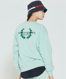 【ROMANTIC CROWN】MODERN LAUREL LOGO SWEATSHIRT / ロマンティッククラウン モダン ローレル ロゴ スウェットシャツ