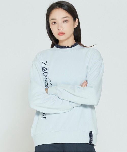 ROMANTIC CROWN★MODERN LAUREL LOGO SWEATSHIRT 5色 セール】【ROMANTIC CROWN】MODERN LAUREL LOGO SWEATSHIRT