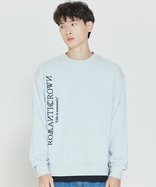 セール】【ROMANTIC CROWN】MODERN LAUREL LOGO SWEATSHIRT
