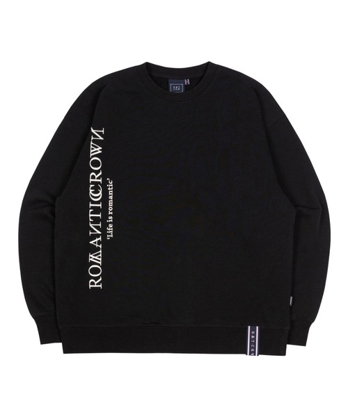 ROMANTIC CROWN★MODERN LAUREL LOGO SWEATSHIRT 5色 セール】【ROMANTIC CROWN】MODERN LAUREL LOGO SWEATSHIRT