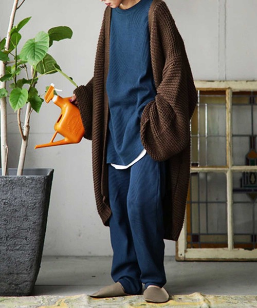 antiqua(アンティカ)の「ルームウェア(ルームウェア/パジャマ・レディース・杢グレー/ブラック/カーキ/ブルー系その他・M/L/L/XL)」の4枚目の写真