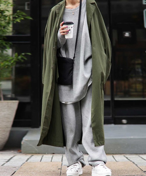 antiqua(アンティカ)の「ルームウェア(ルームウェア/パジャマ・レディース・杢グレー/ブラック/カーキ/ブルー系その他・M/L/L/XL)」の9枚目の写真