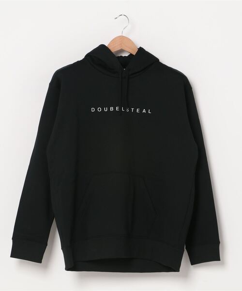 DOUBLE STEAL(ダブルスティール)の「3D SMALL LOGO 裏起毛パーカー(パーカー・メンズ・ホワイト/ブラック/トップグレー/バーガンディー・MEDIUM/LARGE/X-LARGE)」の6枚目の写真