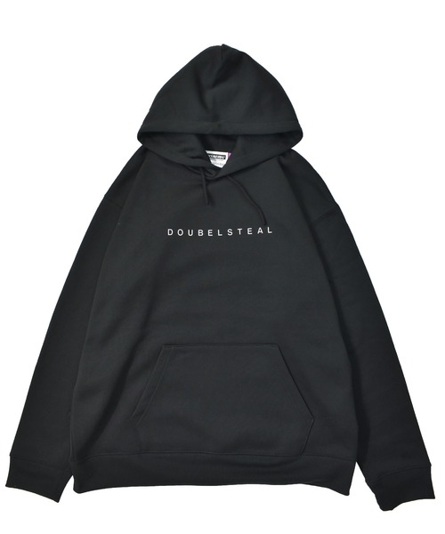 DOUBLE STEAL(ダブルスティール)の「3D SMALL LOGO 裏起毛パーカー(パーカー・メンズ・ホワイト/ブラック/トップグレー/バーガンディー・MEDIUM/LARGE/X-LARGE)」の7枚目の写真