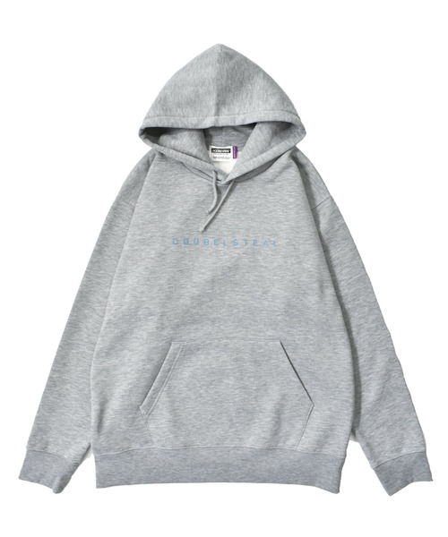 DOUBLE STEAL(ダブルスティール)の「3D SMALL LOGO 裏起毛パーカー(パーカー・メンズ・ホワイト/ブラック/トップグレー/バーガンディー・MEDIUM/LARGE/X-LARGE)」の8枚目の写真