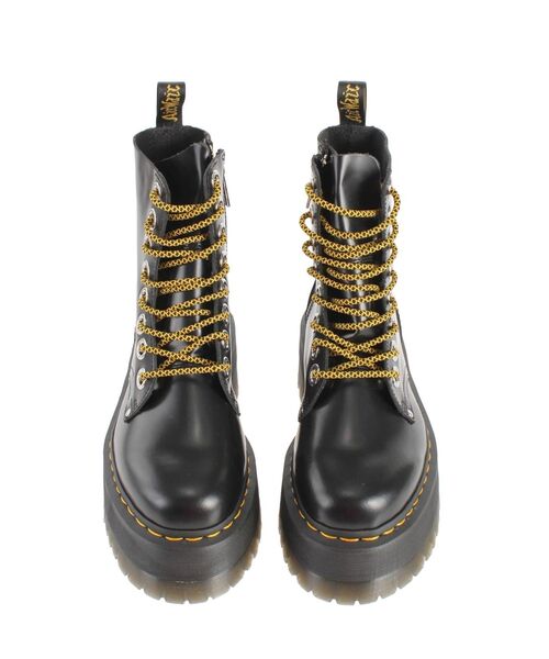 【DR MARTENS】ジェイドン マックス ブッテーロ レザー ブーツ Dr. Martens Jadon Max Platform BUTTERO Black Leather Boots
