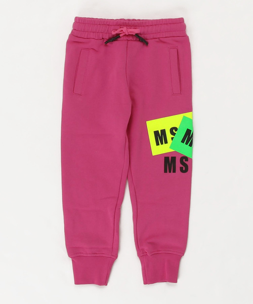 MSGM(エムエスジーエム)の「MSGM(エムエスジーエム)Kids & Junior LOGO入りスウェットパンツフルレングス(スウェットパンツ・キッズ・ブラック/レッド/ピンク/ライトピンク/ブルー・14Y/4Y/8Y/10Y/12Y/6Y)」の4枚目の写真