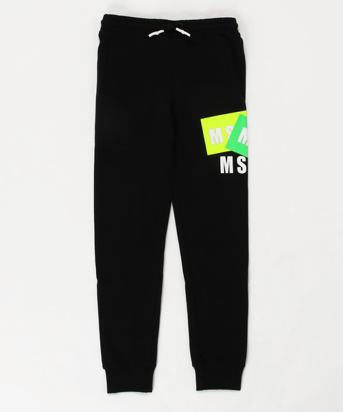 MSGM(エムエスジーエム)の「MSGM(エムエスジーエム)Kids & Junior LOGO入りスウェットパンツフルレングス(スウェットパンツ・キッズ・ブラック/レッド/ピンク/ライトピンク/ブルー・14Y/4Y/8Y/10Y/12Y/6Y)」の2枚目の写真