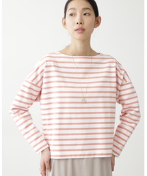 human woman | ◆天竺ボーダー裏起毛カットソー(Tシャツ/カットソー)
