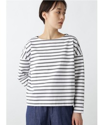 human woman | ◆天竺ボーダー裏起毛カットソー(Tシャツ/カットソー)