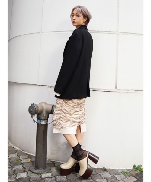 EMODA（エモダ）の「シアーレイヤードスカート（スカート）」 - WEAR