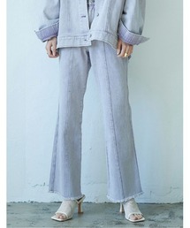 Re:EDIT | [2021S/S PRE ORDER]ブリーチフレアデニムパンツ(デニムパンツ)