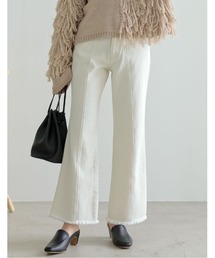 Re:EDIT | [2021S/S COLLECTION]ブリーチフレアデニムパンツ(デニムパンツ)